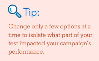 LinkedIn Tip - Isolate Performance by making Small Changes